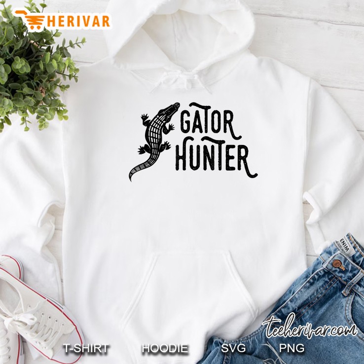 Gator Hunter , Reptile Alligator Hunting Hoodie