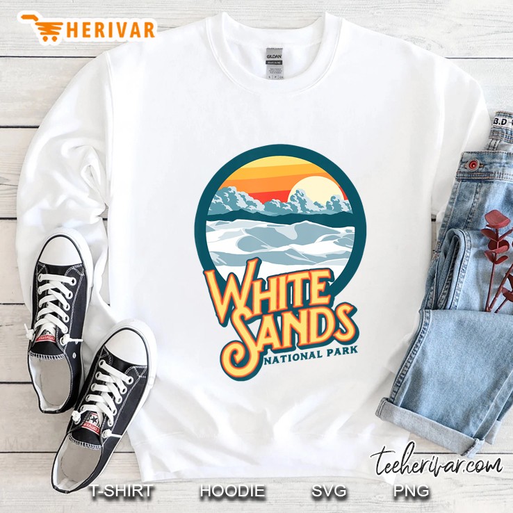 Vintage White Sands National Park Retro Vibe Eighties Sweatshirt