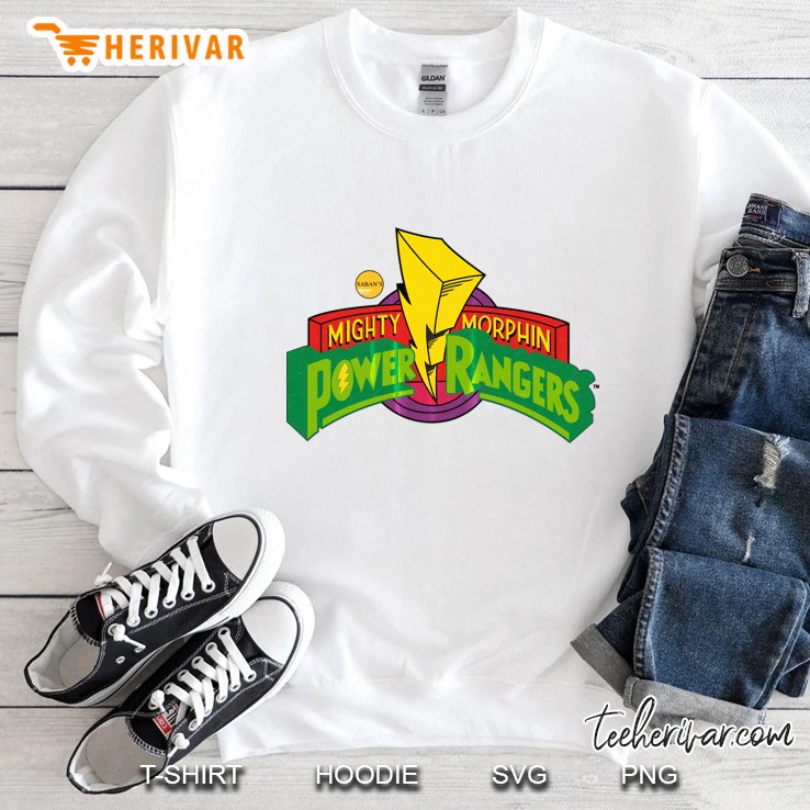 Classic Mighty Morphin Power Ranger Logo Crewneck Sweatshirt