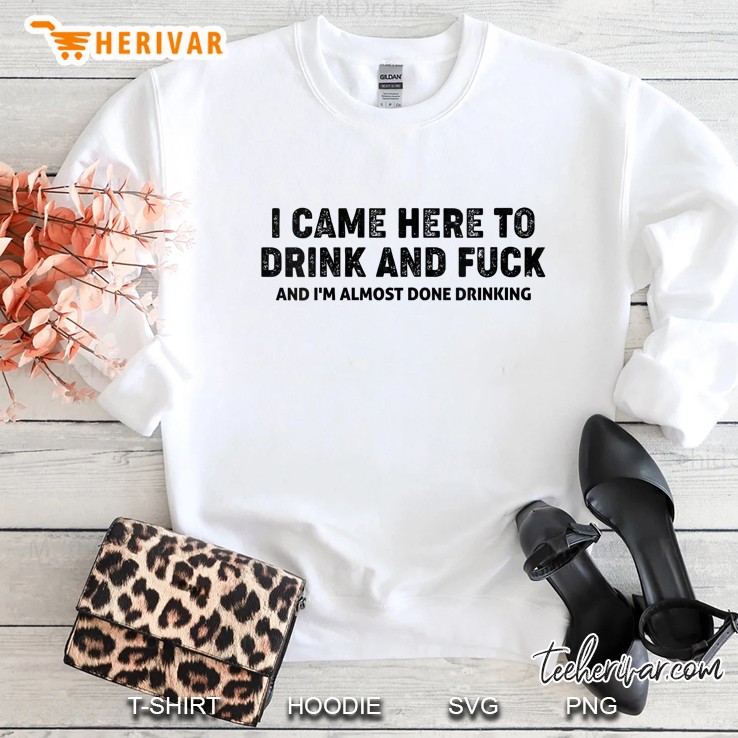 Womens I Came Here To Drink And Fuck And I
