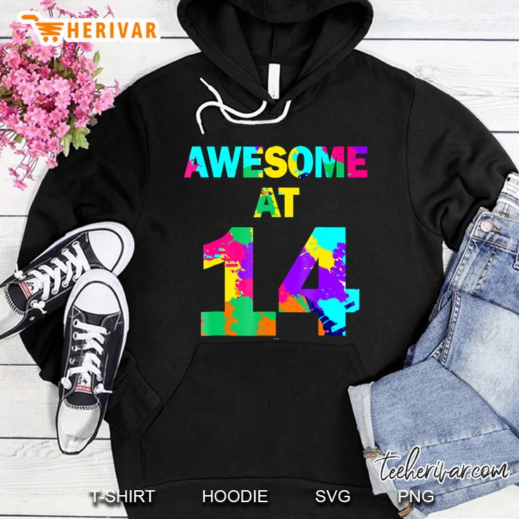 14Th Birthday Gif For 14 Years Old Teenage Girl Boy Hoodie