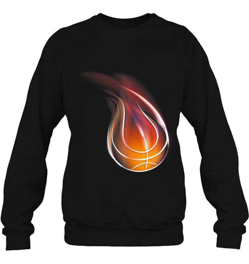Basketball Fire Flame Graphic Design Team Cool Tee T Shirts, Hoodies,  Sweatshirts & Merch