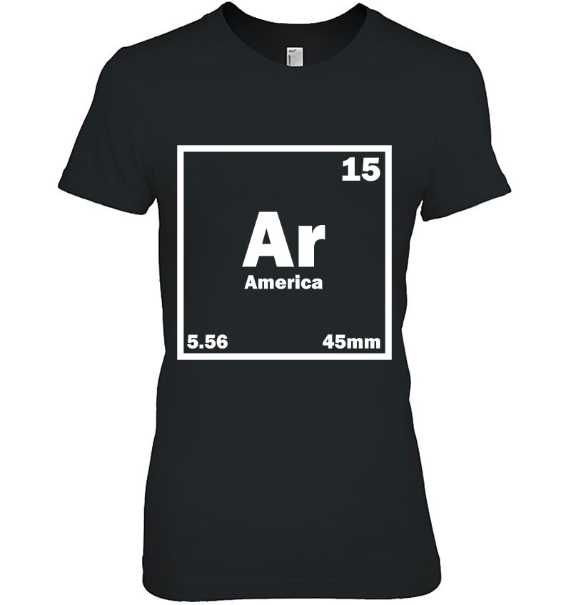 Cool America Gun Shirt - Ar-15 Periodic Table Mugs