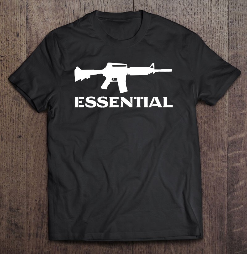 Essential Ar 15 Shirt Men Women Ar15 Rifle Pro Gun