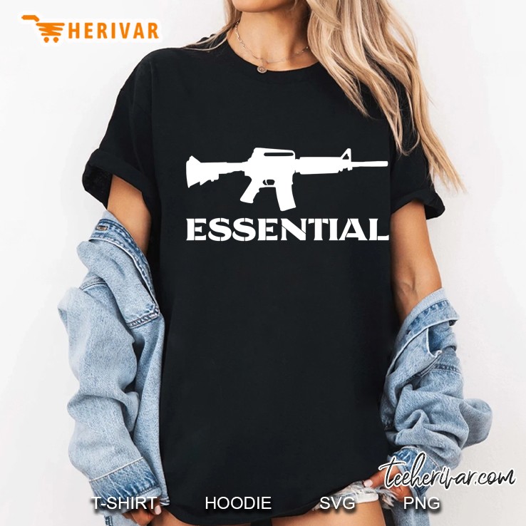 Essential Ar 15 Shirt Men Women Ar15 Rifle Pro Gun Ladies Tee