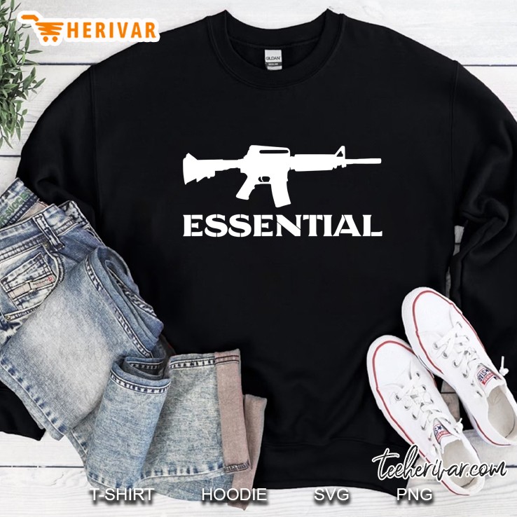 Essential Ar 15 Shirt Men Women Ar15 Rifle Pro Gun Sweatshirt