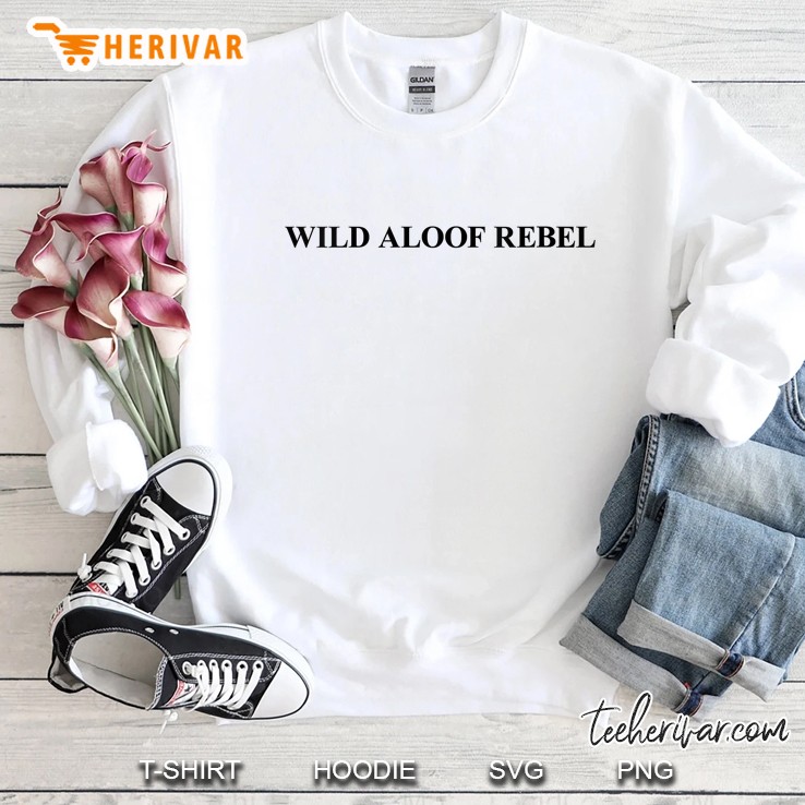 Womens Wild Aloof Rebel V-Neck Sweatshirt