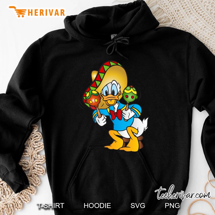Donald Duck Sombrero Maracas Classic Hoodie