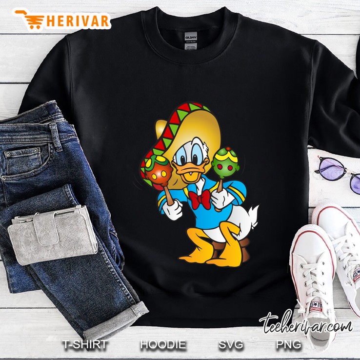 Donald Duck Sombrero Maracas Classic Sweatshirt