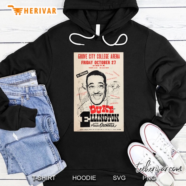 Duke Ellington Live (Distressed Design) Essential Hoodie