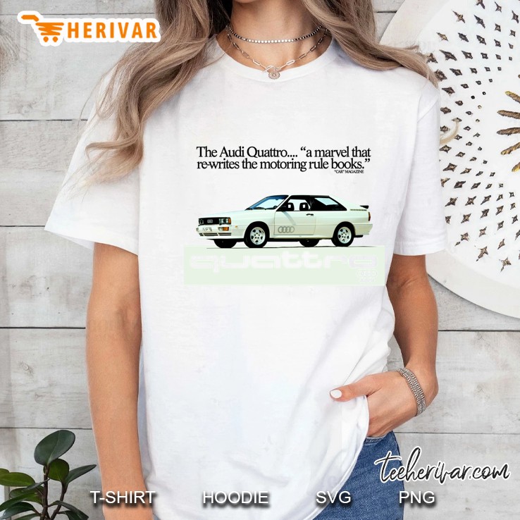 Audi Quattro Classic Ladies Tee