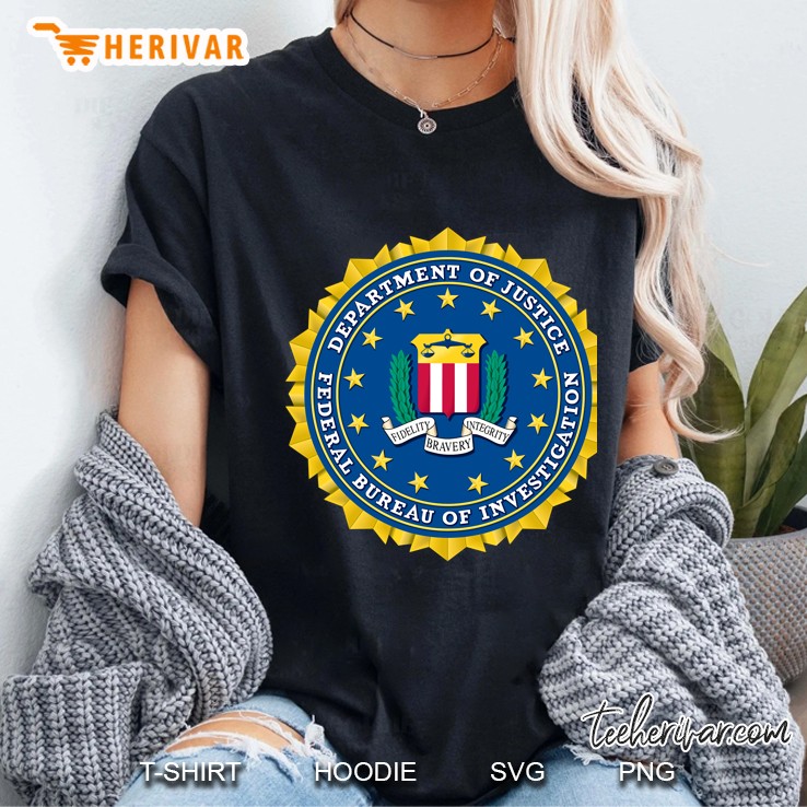 Fbi Seal - Seal Of The Federal Bureau Of Investigation Classic Ladies Tee