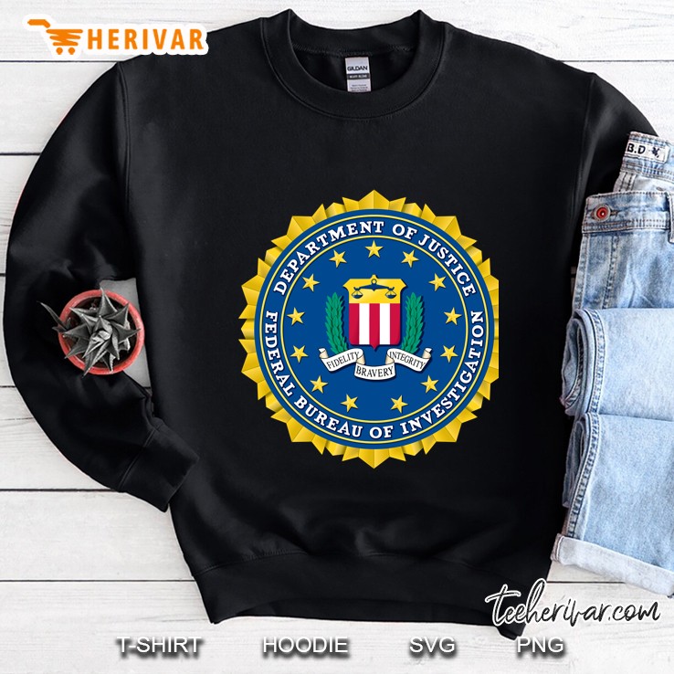 Fbi Seal - Seal Of The Federal Bureau Of Investigation Classic Sweatshirt