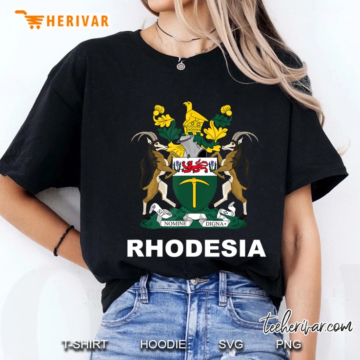 Rhodesia Coat Of Arms Ladies Tee