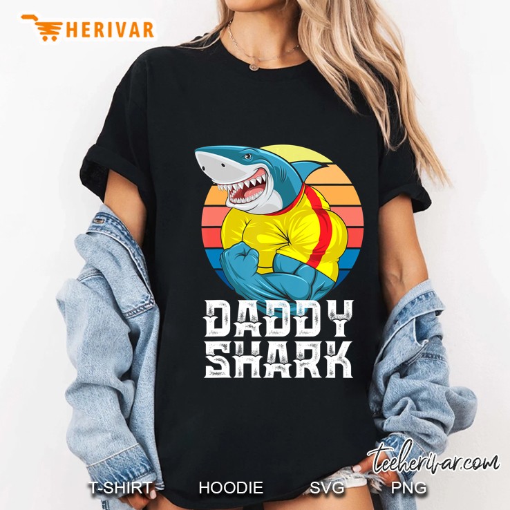Daddy Shark , Daddy Shark Shirt, Family Shark Gift Ladies Tee
