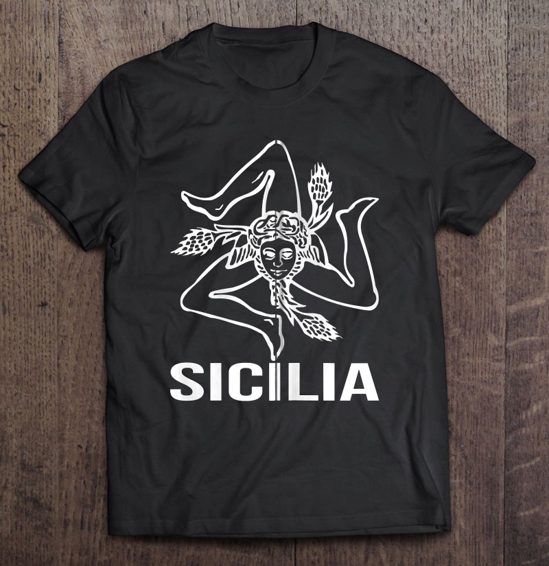 Sizilien Sicilia Sizilien Sicily Italy Italian Zip Tee