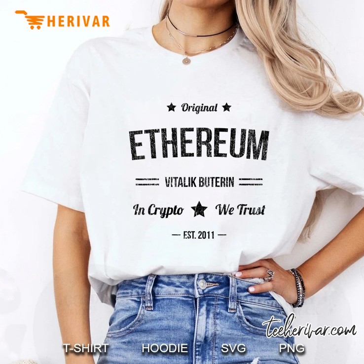 Ethereum - In Crypto We Trust - Ethereum Ladies Tee