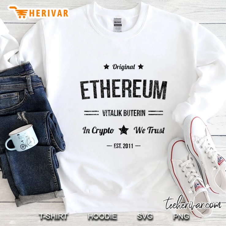 Ethereum - In Crypto We Trust - Ethereum Sweatshirt