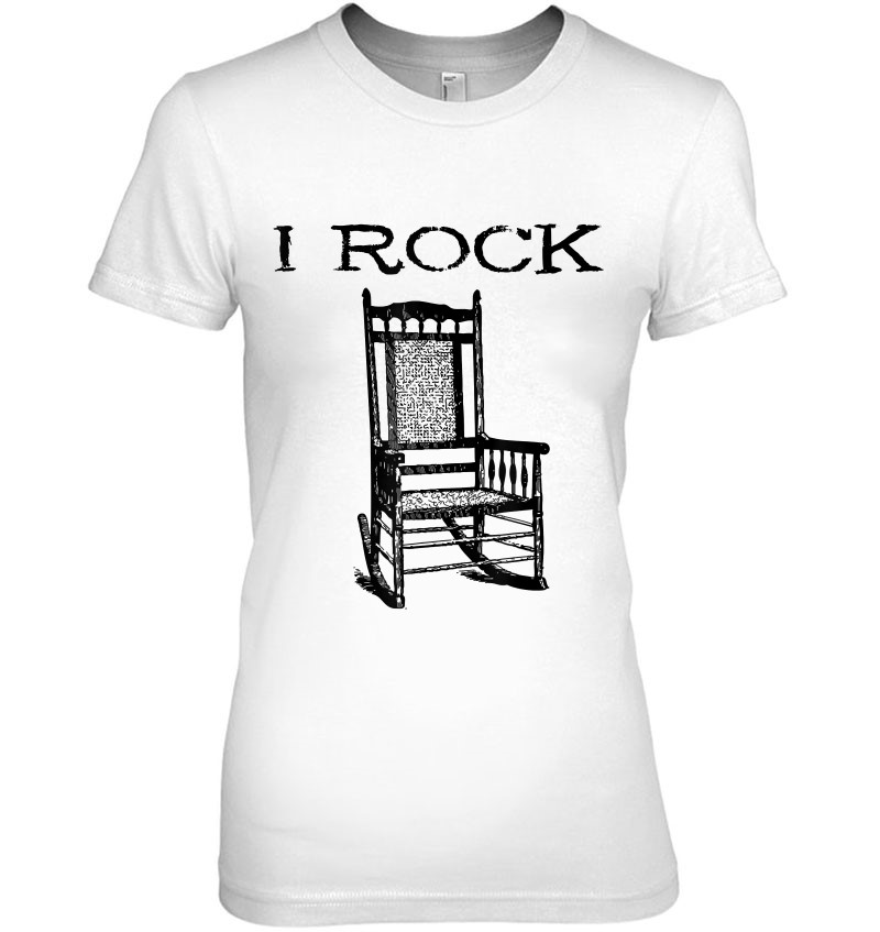 Anholdelse interpersonel Ung I Rock Rocking Chair Funny Drummer Guitar Shirt | TeeHerivar