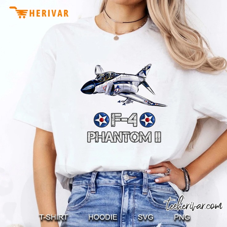 Vintage F4 Phantom Ii Jet Military Aviation Gift Ladies Tee