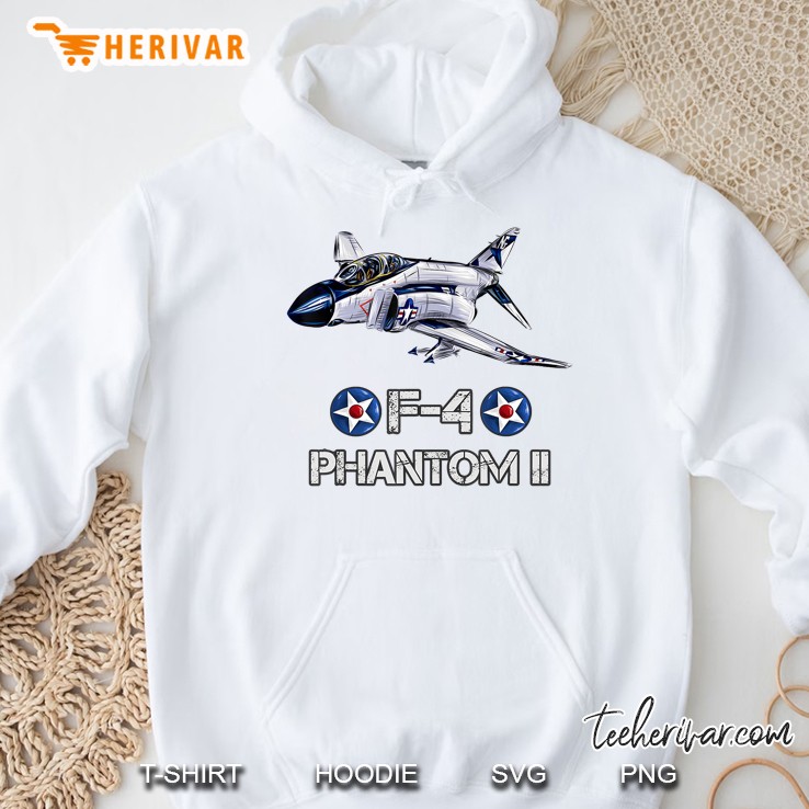 Vintage F4 Phantom Ii Jet Military Aviation Gift Hoodie