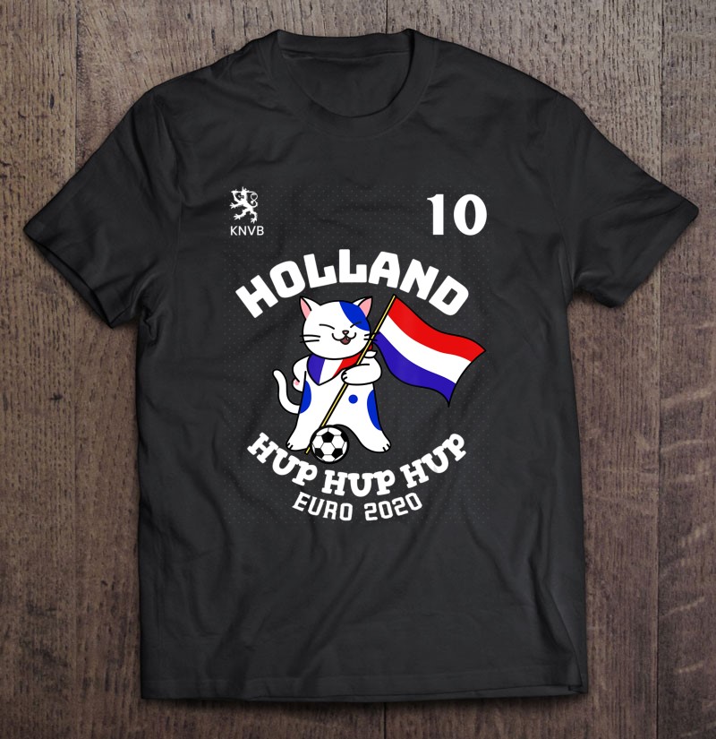 Geleerde Zichzelf Split Holland Soccer Jersey Shirt Funny Cat Oranje Proud Dutch