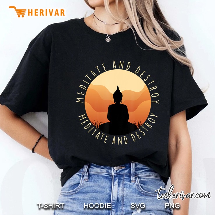 Meditate And Destroy Ladies Tee