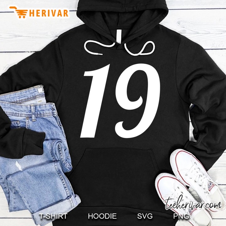 Nineteen - Fun Number 19 Tee Shirt Hoodie