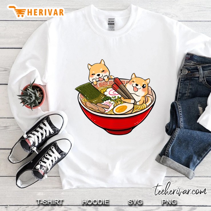 Shiba Inu Japanese Ramen Funny Dog Gift Sweatshirt