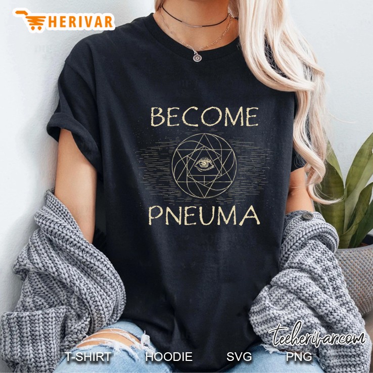 Become Pneuma Sacred Symbol Ladies Tee