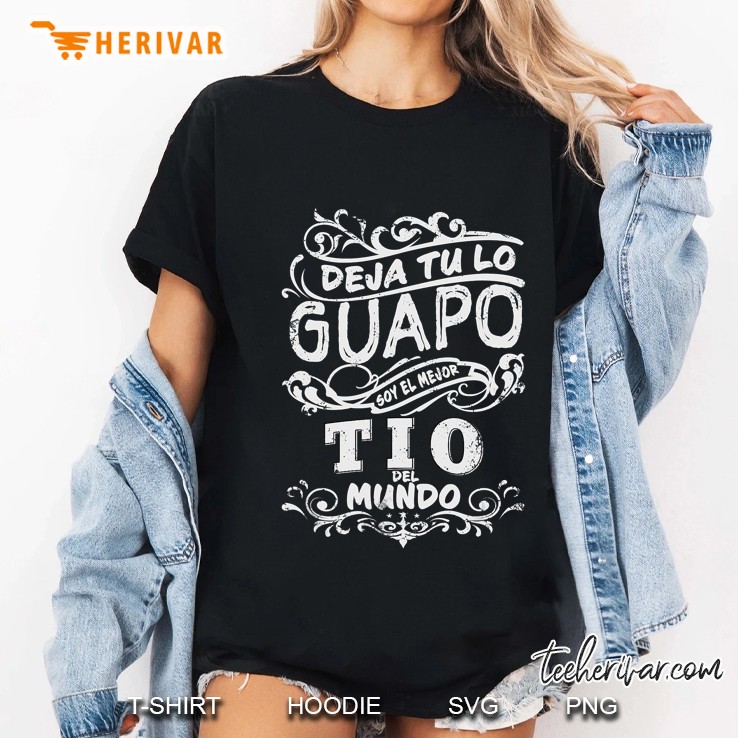 Mens Camiseta De Hombre El Mejor Tio Del Mundo Para Dia Del Padre Ladies Tee