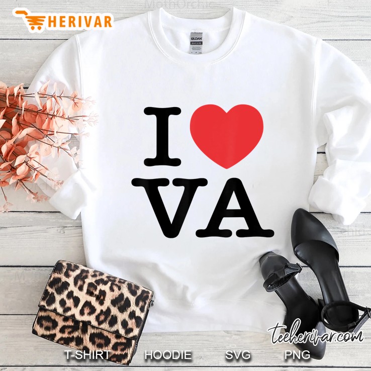 I Heart Va Love Virginia Sweatshirt
