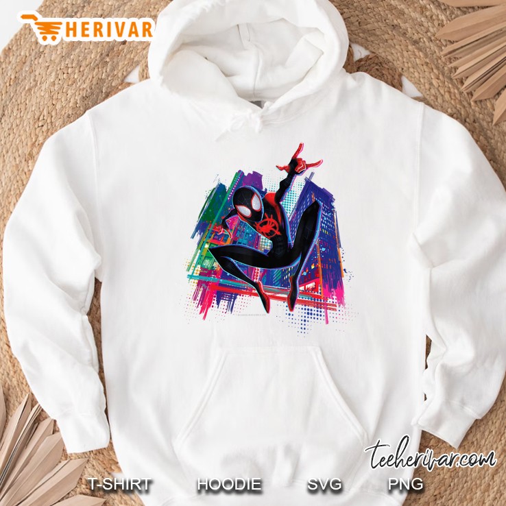 Marvel Spider-Man Miles Morales Graffiti City Hoodie