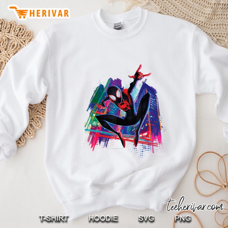 Marvel Spider-Man Miles Morales Graffiti City Sweatshirt