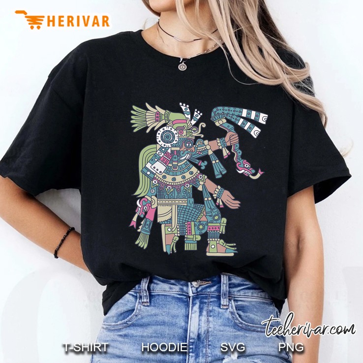 Tlaloc - Aztec God Of Rain - Aztec Deity Ladies Tee