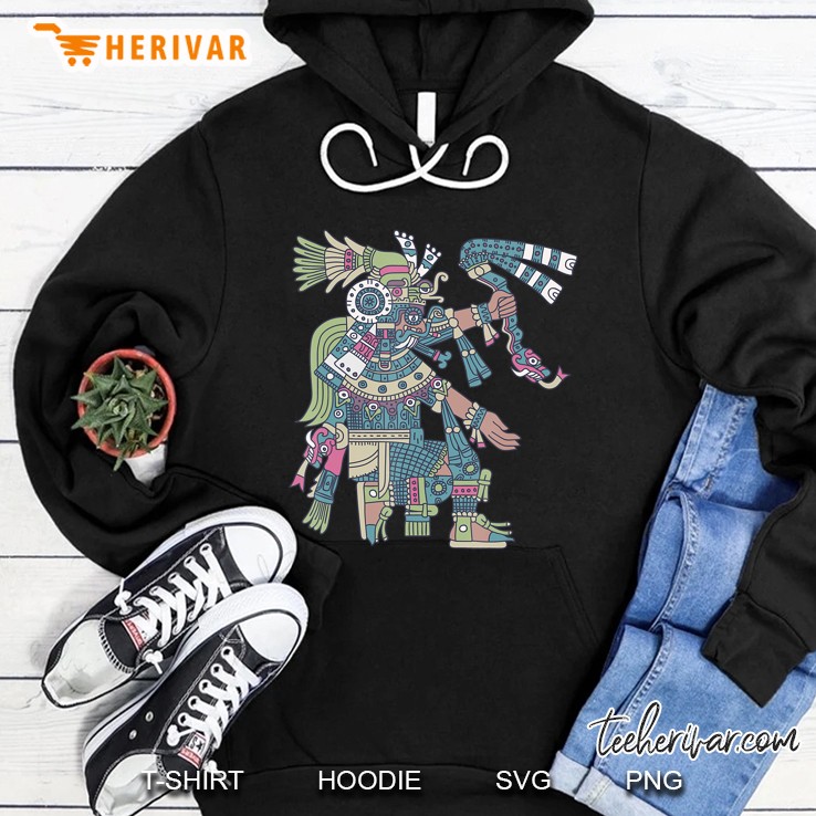 Tlaloc - Aztec God Of Rain - Aztec Deity Hoodie