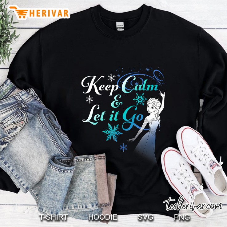 Frozen Elsa Keep Calm & Let It Go Graphic Sweatshirt