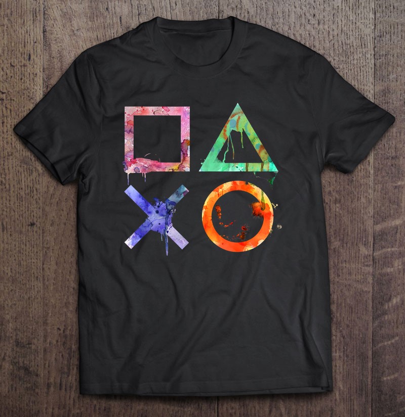 Playstation Watercolor Symbols