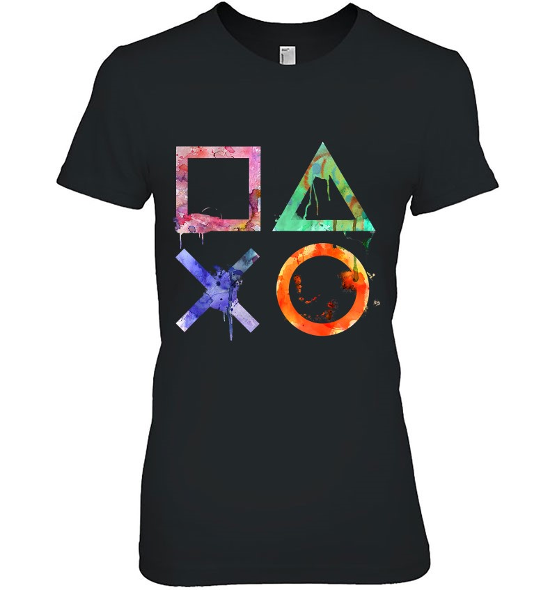 Playstation Watercolor Symbols