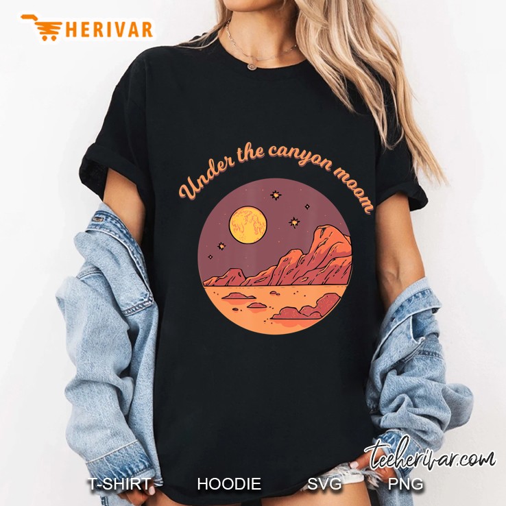 Under The Canyon Moon - Music Styles Ladies Tee