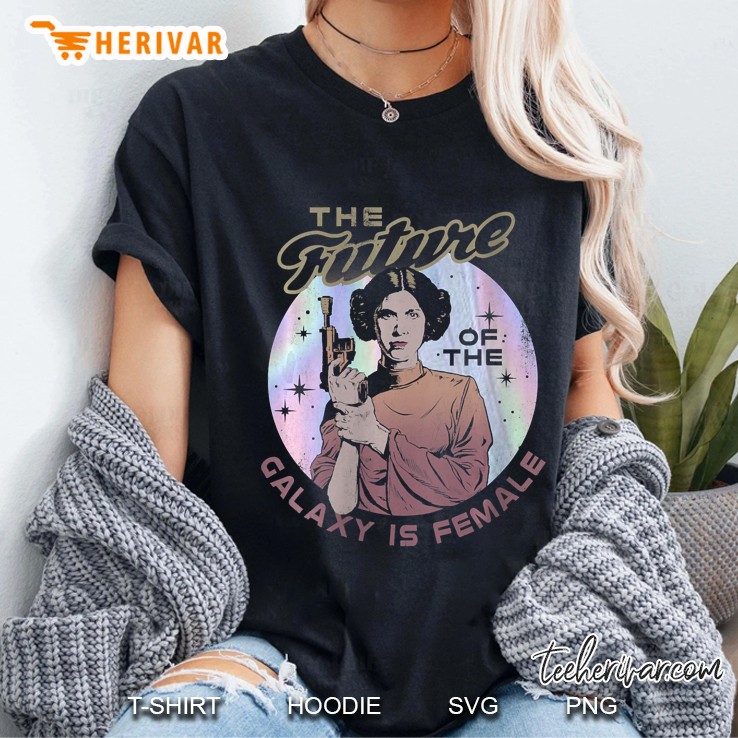 Womens Star Wars Princess Leia The Future Of The Galaxy Is Female Ladies Tee