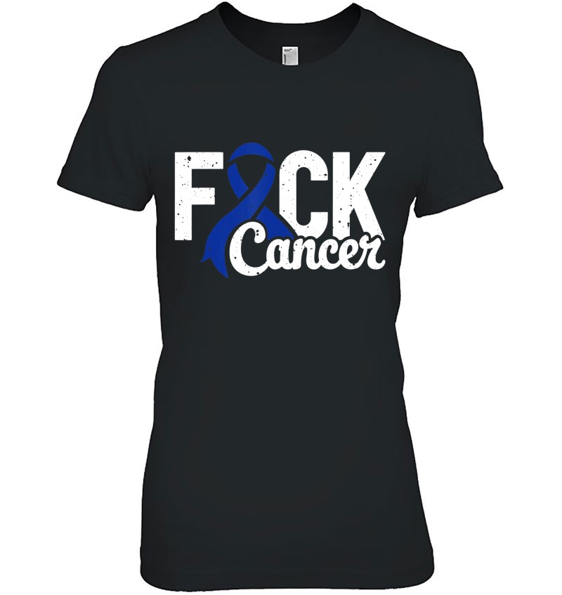 Fuck Cancer Colon Cancer Awareness Ribbon Mugs