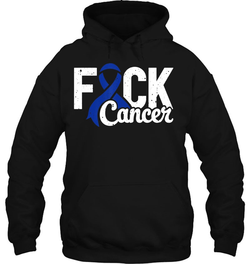 Fuck Cancer Colon Cancer Awareness Ribbon Mugs