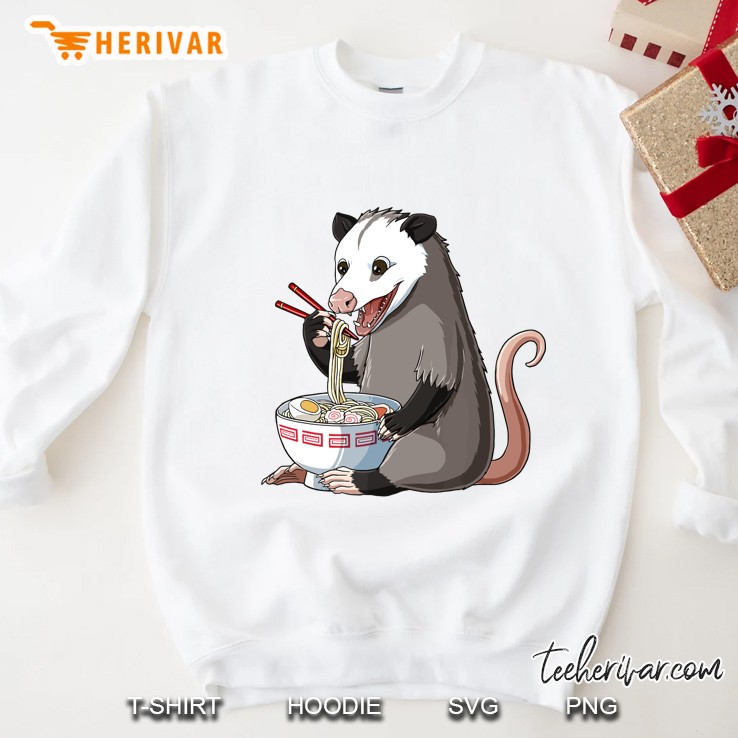 Funny Japanese Kawaii Ramen Opossum Sweatshirt