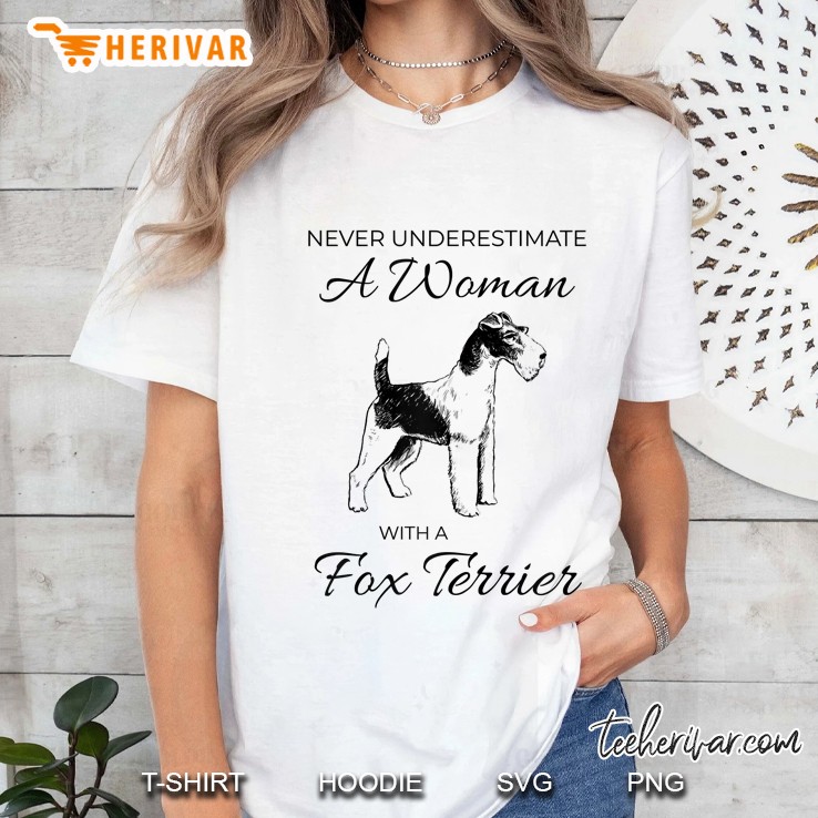 Womens Wire Hair Fox Terrier Mom Ladies Tee