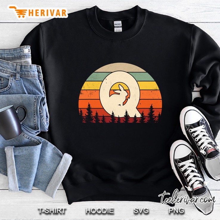 Retro Qanon Rabbit White Q Cool Wwg1wga Great Awakening Sweatshirt