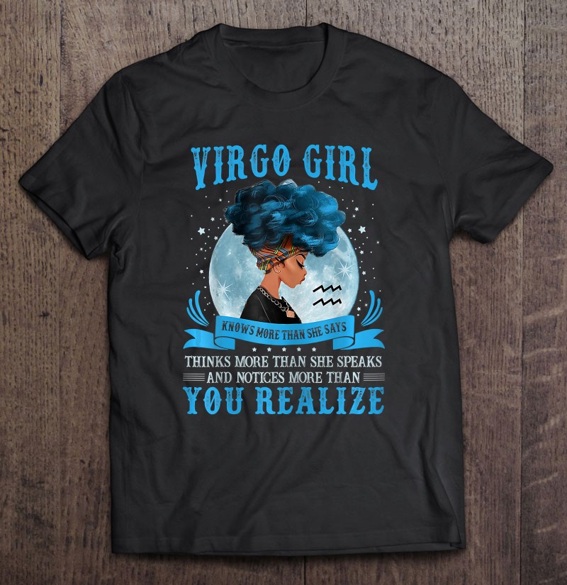 Virgo Girls Black Queen I Can Be Mean T-Shirt August September Birthday Gifts For Women T221062404