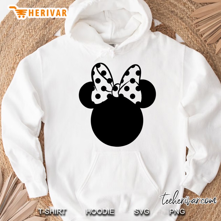 Minnie Mouse Polka Dot Bow Hoodie