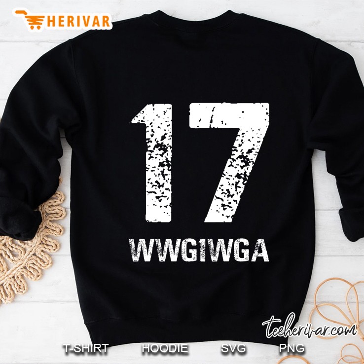 17 Sport Wwg1wga Shirt Great Awakening Qanon Conspiracy Gift Premium Sweatshirt