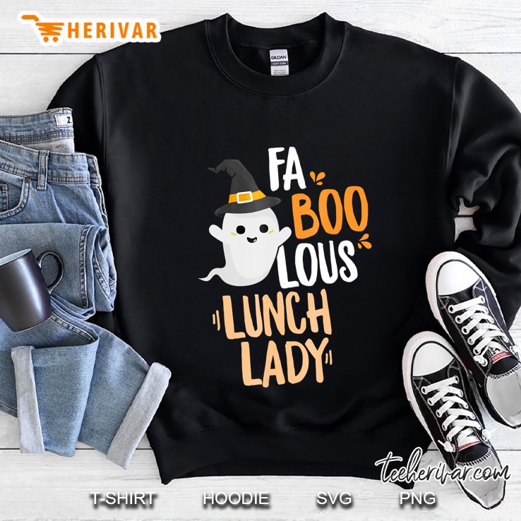 Lunch Lady Faboolous Halloween Outfit Teacher Sweatshirt